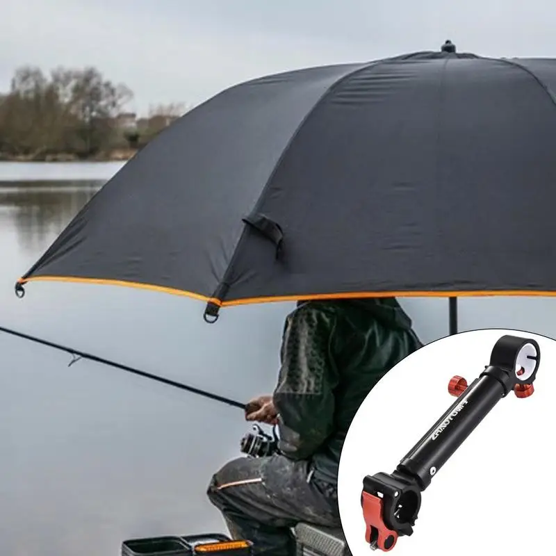 Fishing Chair Umbrella Frame with Anodizing Technology Portable Umbrella Holder Clamp Beach Fishing Umbrella Mount Chair Clamp