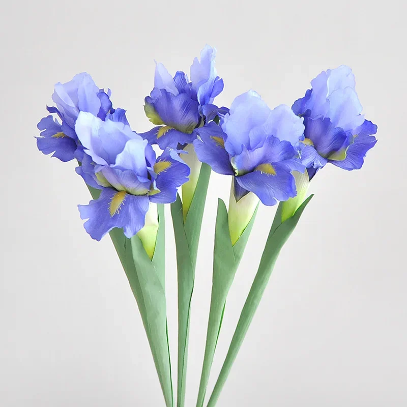 70CM Single Irish Artificial Flower Home Living Room Soft Decoration Fresh Floral Arrangement Iris Flower Arrangement