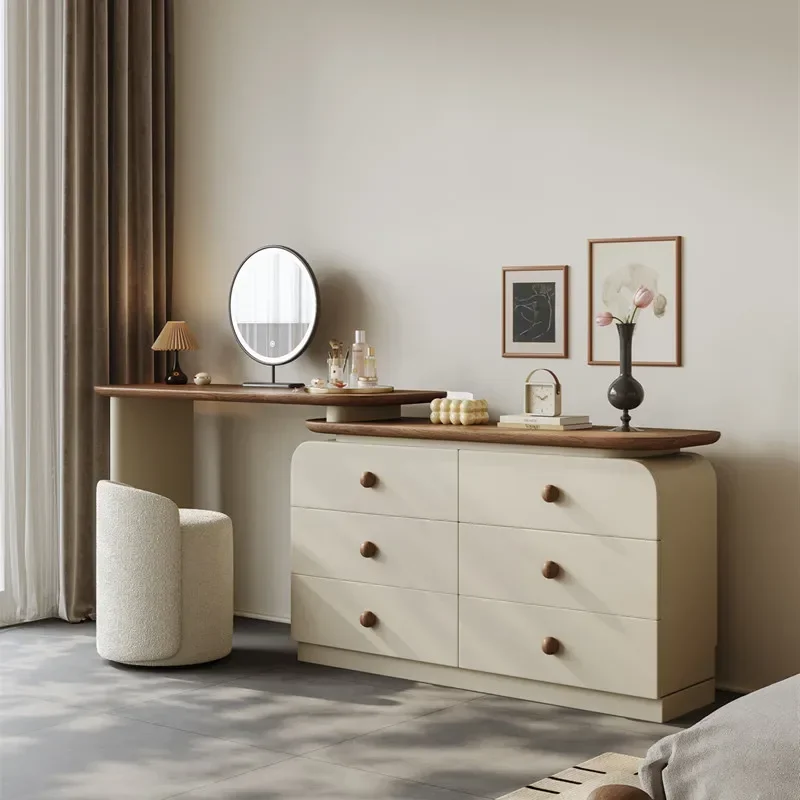 

Длинный табурет для хранения туалетных столиков, деревянное белое большое роскошное зеркало, комоды для спальни, стул для макияжа для девочек, мебель Penteadeira, домашняя мебель