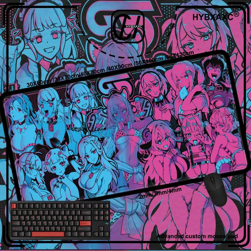 Waifu Cups Season 5 Anime Large Mouse Pad Rise Of The Thorns PlayMat Office Mousepad 1000x500mm Game Creative Desk Gaming Mat