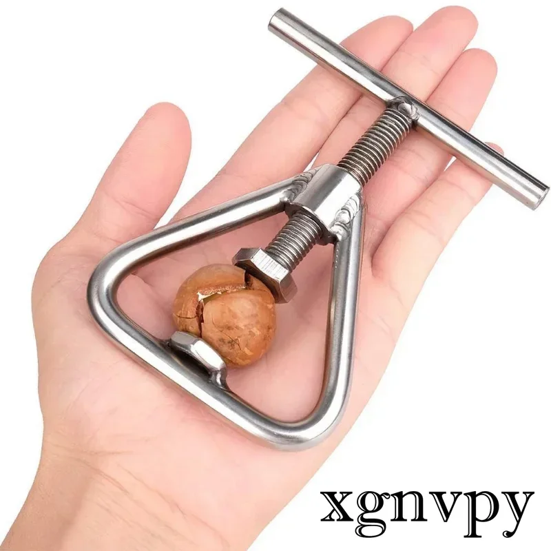 xgnvpy Multifunctional Manual Nut Opener Cracker Walnut Kitchen Tool Steel Sheller Macadamia Nut Accessories