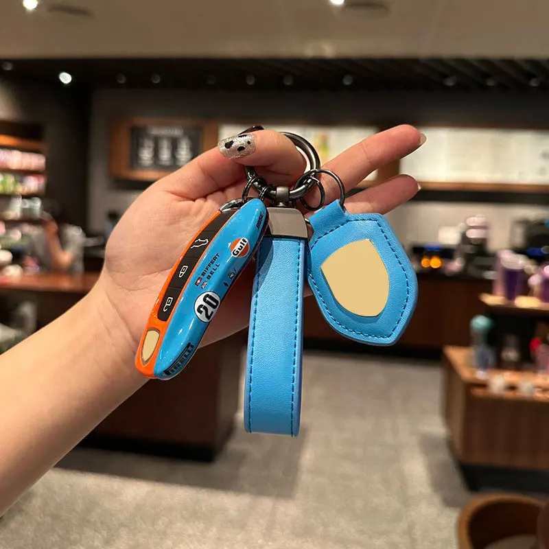 

For Porsche Macan Cayenne 718 Paramera 911 Modified Car Key Case Cover Smart Remote Fob Keychain Accessories