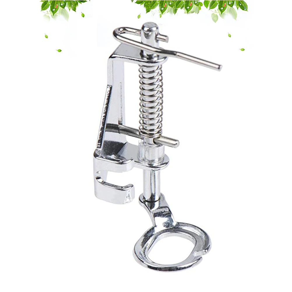 

Sewing Machine Straight Stitch Foot Foot for Quilting Embroidery Clear Visibility Straight Stitch Decorative Heavy Thread