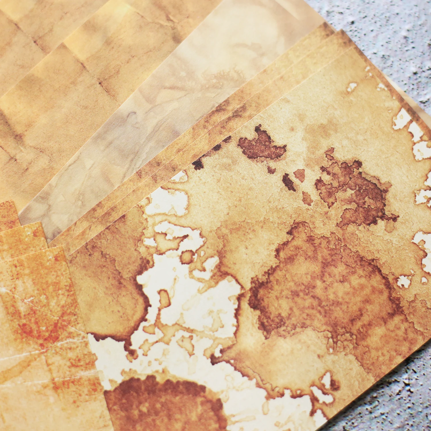 30 Blatt Ocean Waves Scrapbook-Papier, Scrapbooking-Material, Junk-Journal-Zubehör, ästhetische Kunsthandwerk, Tagebücher, Hintergrundpapier