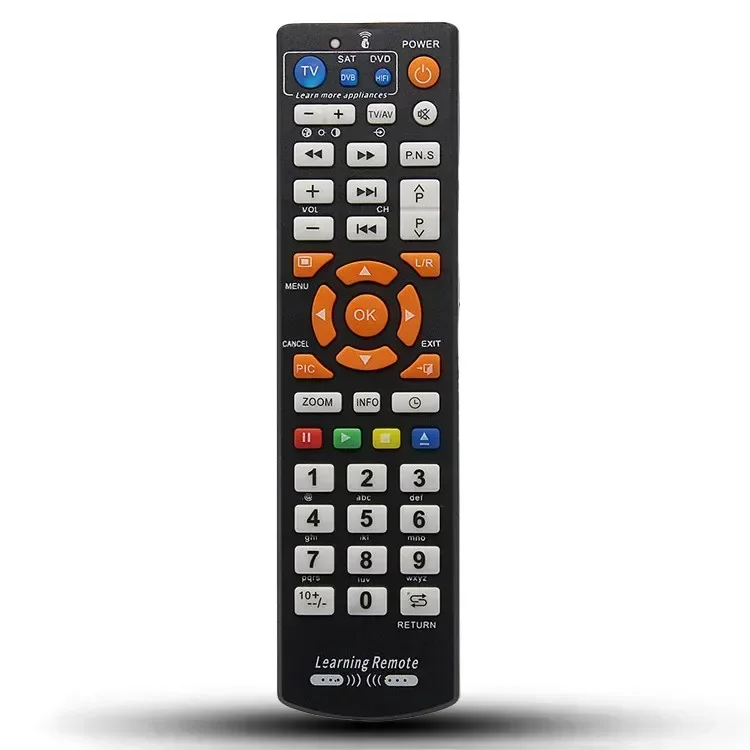 For TV VCR SAT Universal Smart IR Remote Control with Learn Function for L336 CBL STR-T DVD VCD CD HI-FI Copy Remote Controller