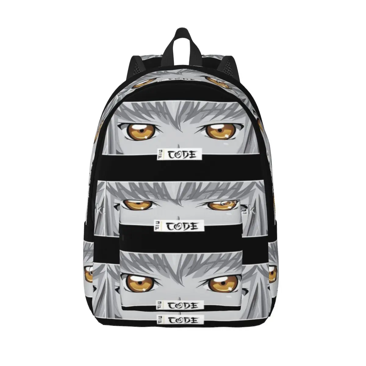 

Code Anime Eyes Stare, японская уютная манга-панель, простой и стильный рюкзак, холщовый рюкзак, женские сумки