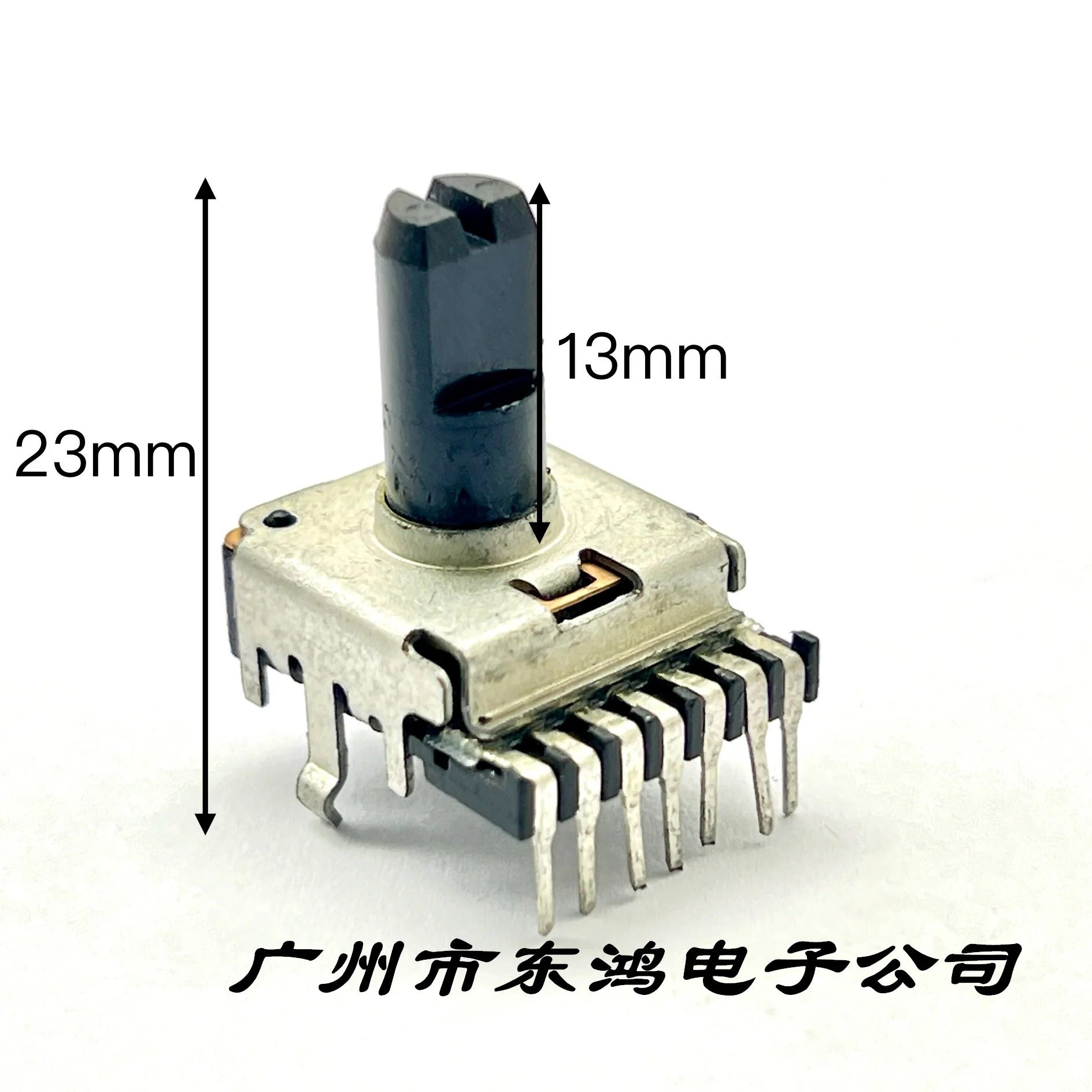 5 piece of Japanese RK14 potentiometer with 7 pins Z100K shaft length of 13mm
