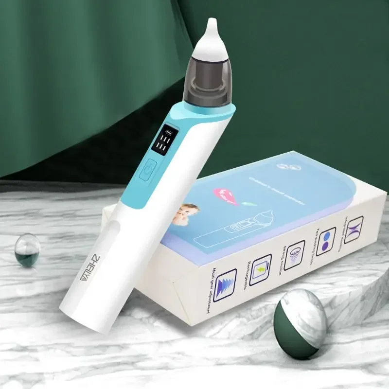 

Electric Nasal Absorber Silent Baby Obstruction Rhinitis Cleaner Nasal Aspirator Silicone Adjustable Suction Safety Low Noise