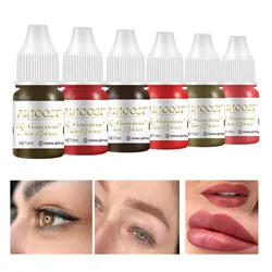 AIMOOSI – Pigment d'encre pour tatouage Semi-Permanent, 3ml, Microblading, Art corporel, sourcils, Eyeliner, lèvres, teinte, fournitures de maquillage
