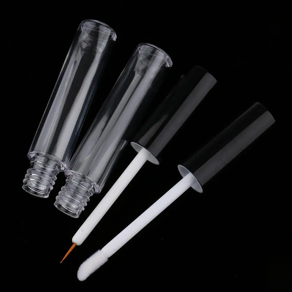 Empty Mascara Eyelash Growth Oil Lip Gloss Eyeliner Tube Bottles with Funnel