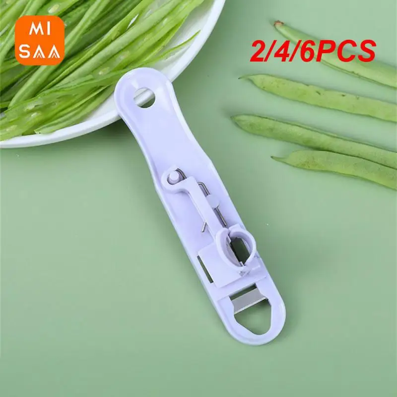 2/4/6PCS Bean Cutting Tool Cut Beans Easily Multifunctional Kitchen Tool Actual Top Rated Safe Hot Item Grater Save Time