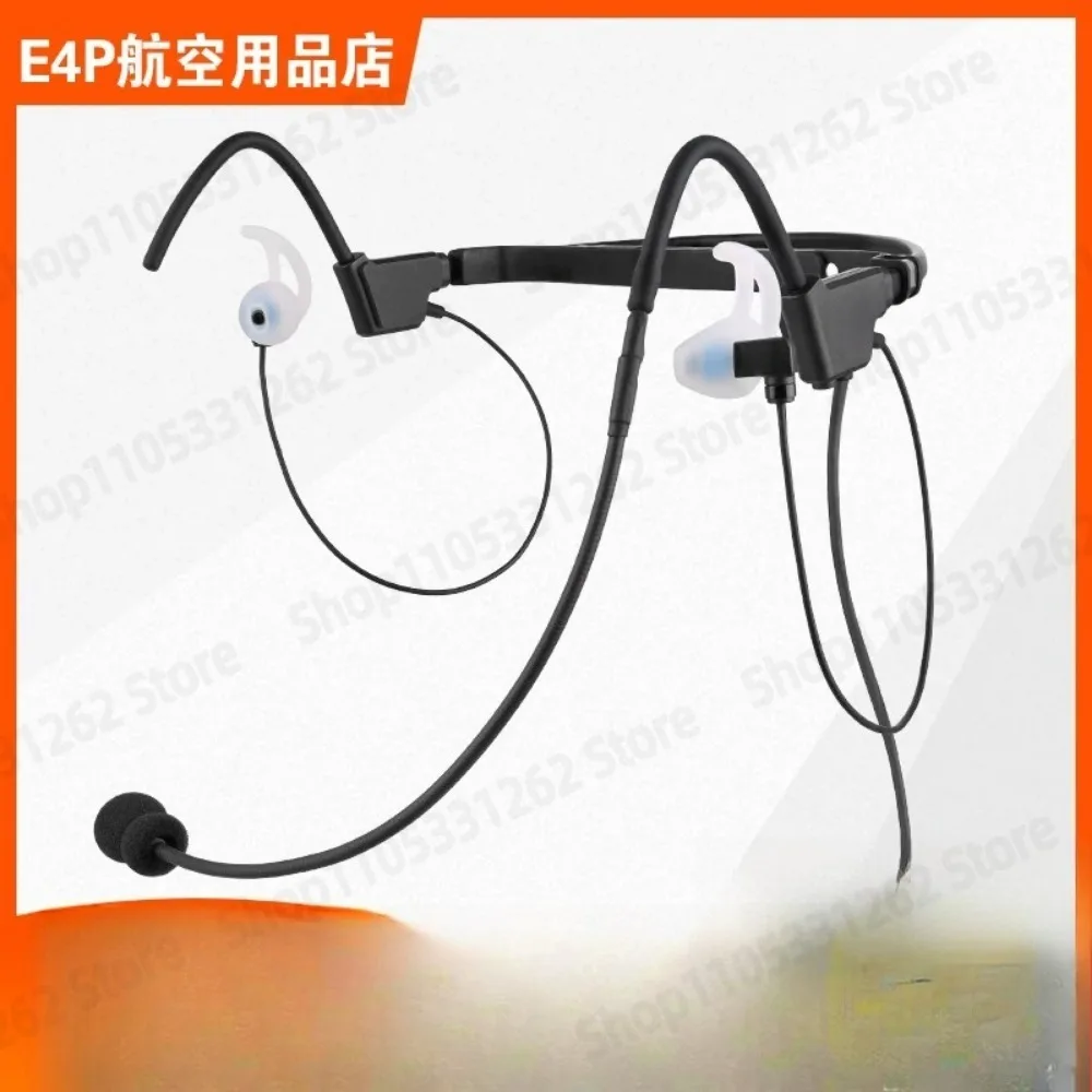 737N in ear hang style noise cancelling headset replacement for Boeing Telex Airman 850 kit set