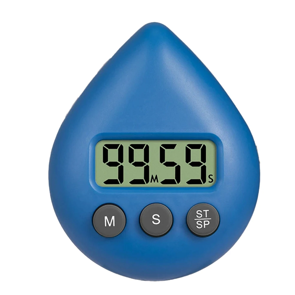 Timer, Waterproof Shower Timer, Kit Chen Timer, Bathroom Timer Water Drop Electronic Timer Timer Reminder Student Learnin