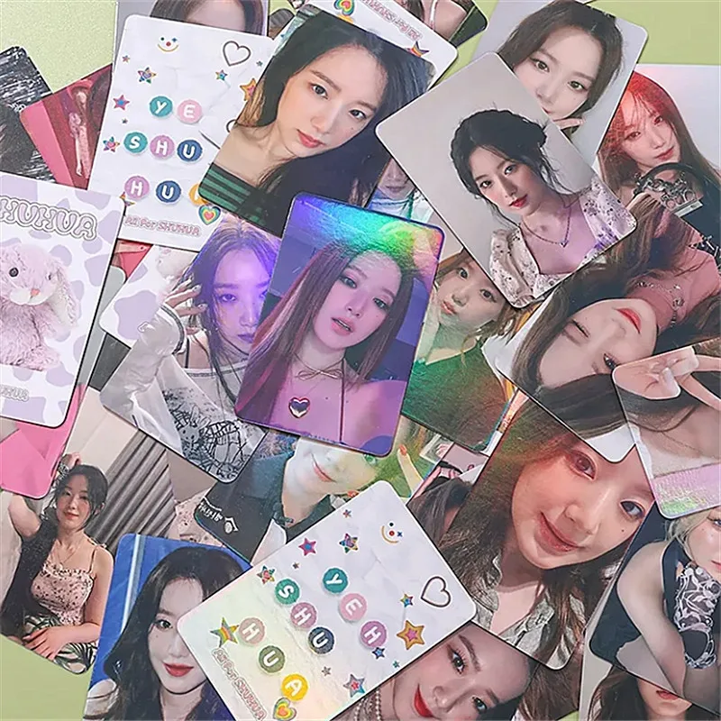 KPOP 50pcs/set(G) I-DLE Small Card Flash Card Song Yuqi Minnie MIYEON SOYEON SOOJIN Gidle Album LOMO Card Postcard Photo Card