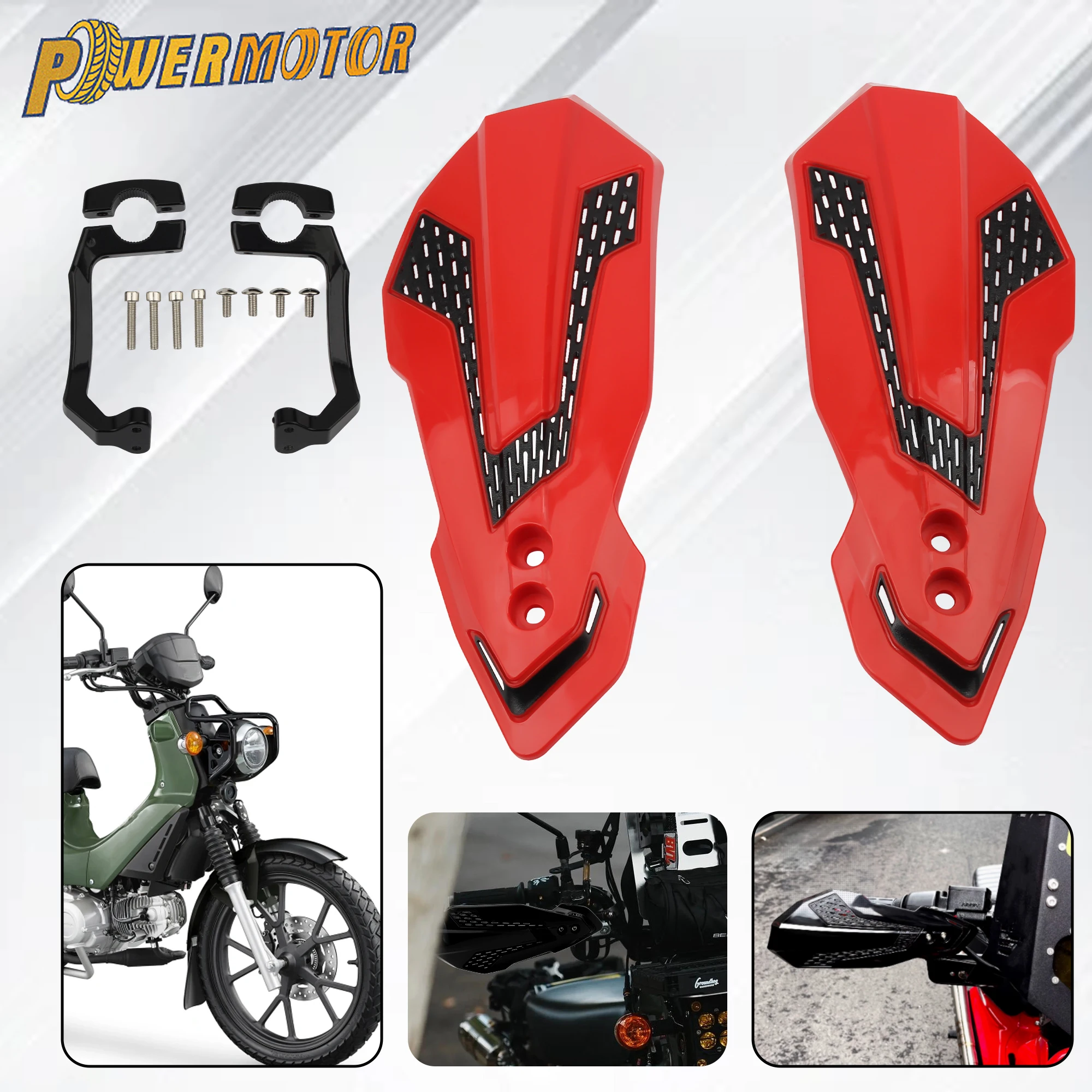 

For KTM Motorcycle Handguards 7/8'' 22mm For kawasaki Yamaha Scooter Motocross DirtBike Universal Hand Protector Modified Parts