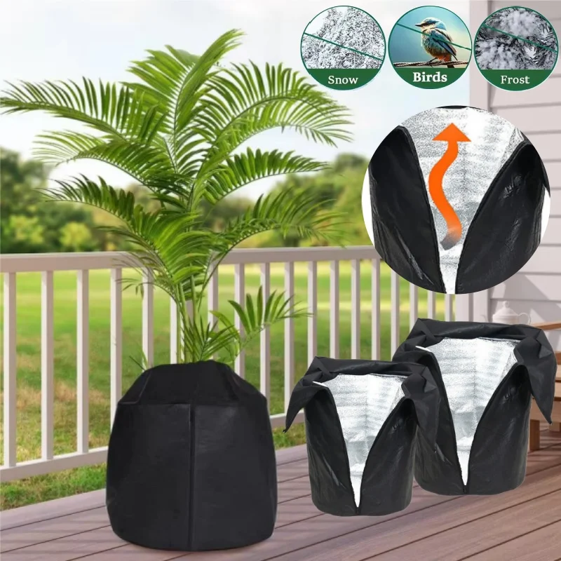 

Durable Plant Frost Protection Cover with Aluminum Foil and Nonwoven Fabric for Outdoor Winter Use Tree Shrub Thermal Jacket