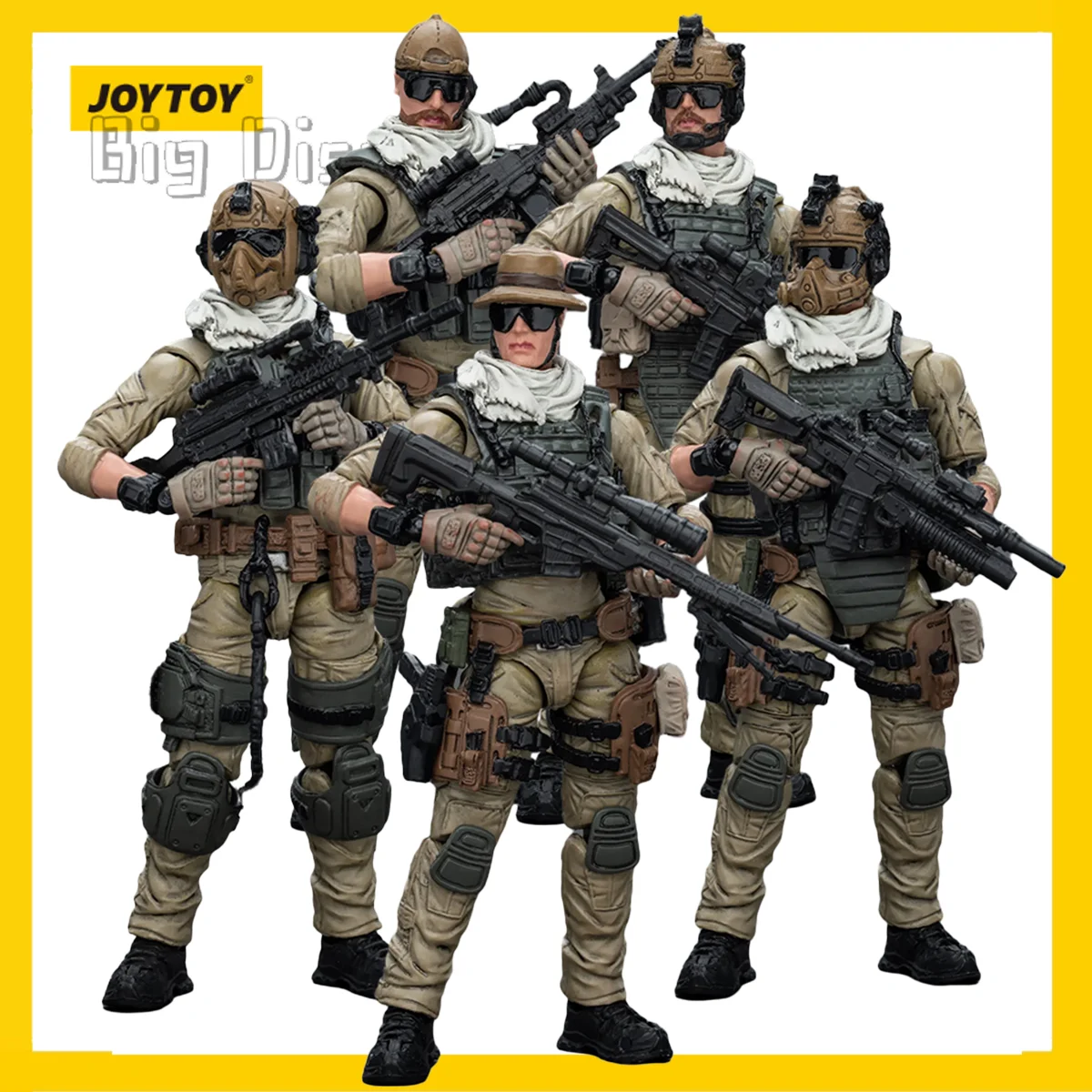 [الطلب المسبق] JOYTOY 1/18 المتشددين Coldplay عمل الشكل الجيش الأمريكي دلتا الاعتداء فرقة 5 قطعة نموذج