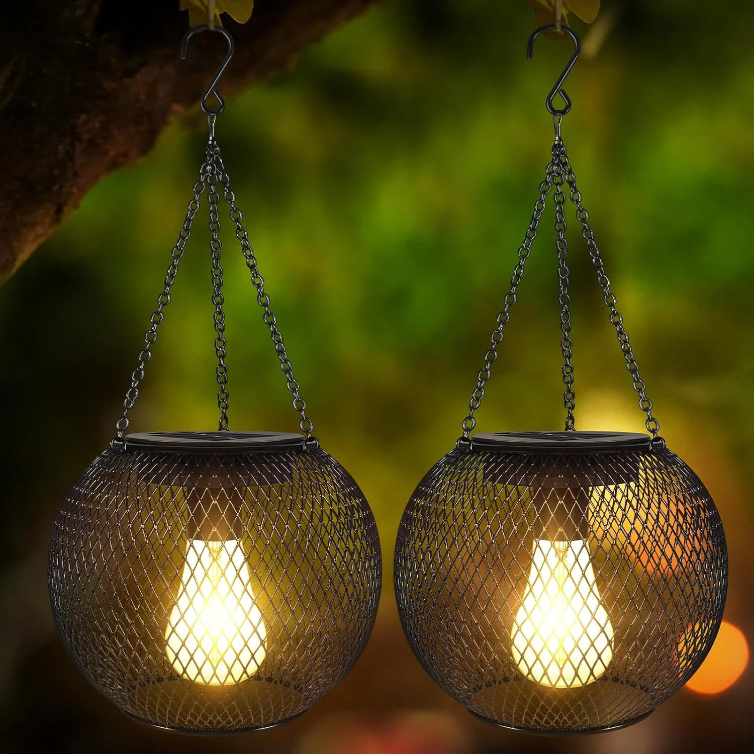 

Outdoor Solar Lantern Solar Lights for Outside Decorative Outdoor Hanging Lights Waterproof Solar Lanterns Garden Night Lamp