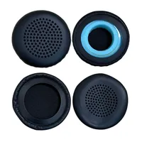 1Pair Leather Ear Pads Ear Cushion Cover Earpads for PLANTRONICS BLACKWIRE C510 C520 C710 C720 Headphones Foam Sponge Earmuffs