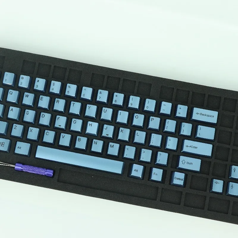 HiUM アルミニウム合金キーキャップセット 68% メカニカルキーボード用