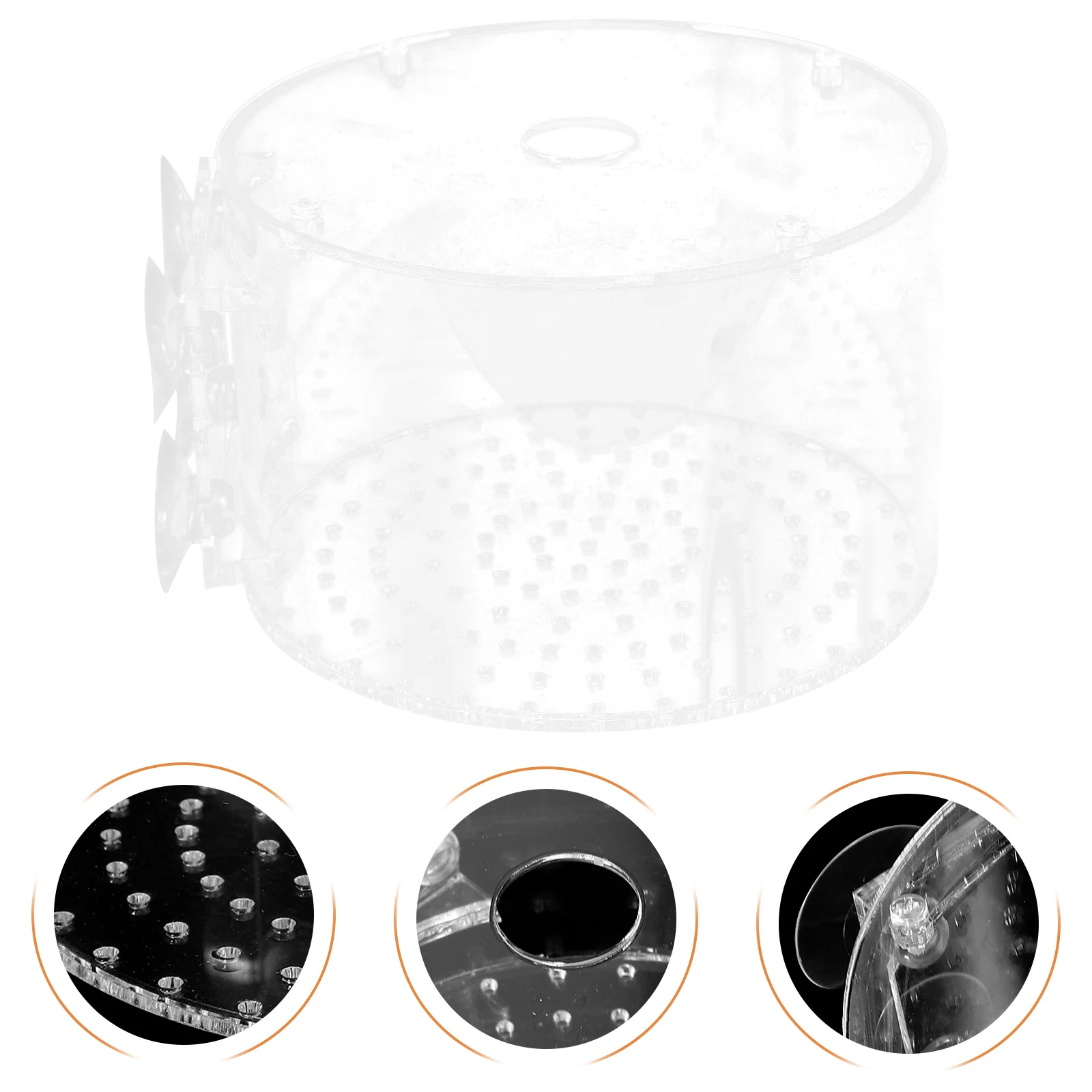 

Transparent Fish Isolation Box Multi Functional Acrylic Breeding Case for Small and Fish Aquarium Divider