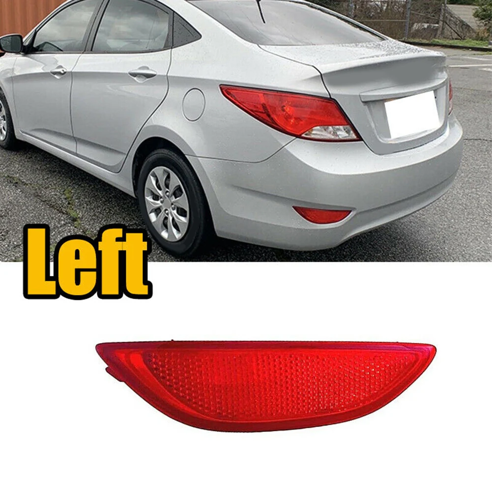

Rear Driver Side Bumper Reflector Compatible with For Accent Sedan 2012 2017 OEM Number 924051R000 Easy Direct Replacement
