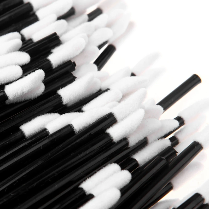 1000 Pieces Of Portable Lip Brush Disposable Lipstick Brush Black Beauty Makeup Tools Portable