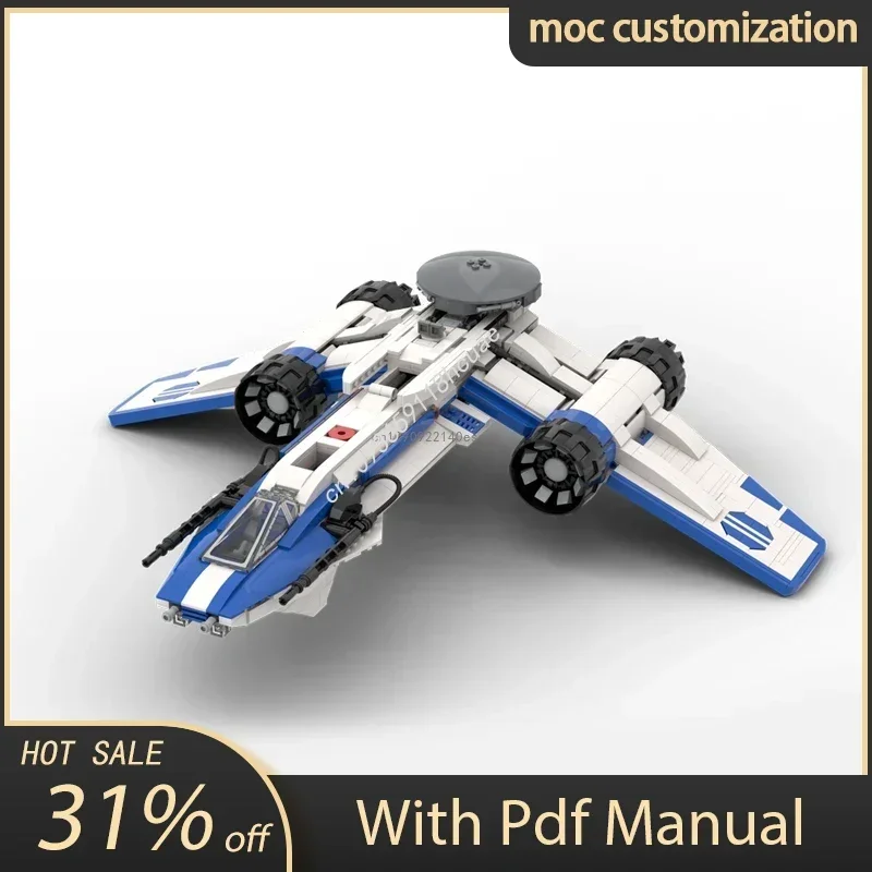 

1444 шт. знаменитый звездный фильм MOC Battlefield воздушная бронированная Прямая поставка Spacefighter креативные идеи детские игрушки подарок на день рождения блоки