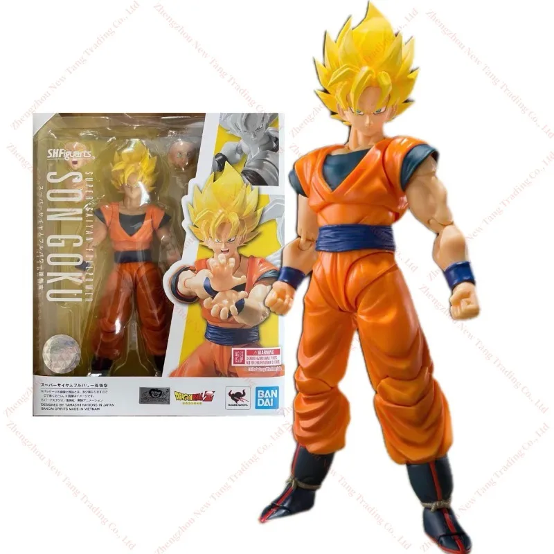 

Original S.H.Figuarts Super Saiyan Full Power Son Goku Dragon Ball Z In Stock Anime Action Collection Figures Model Toys