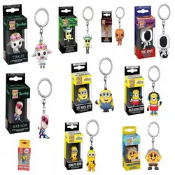 Funko POP Rick Mr poopy Butthole Noob Tinkles pider-man SpongeBob SquarePants and morty Keychain PVC Model Toy Gifts