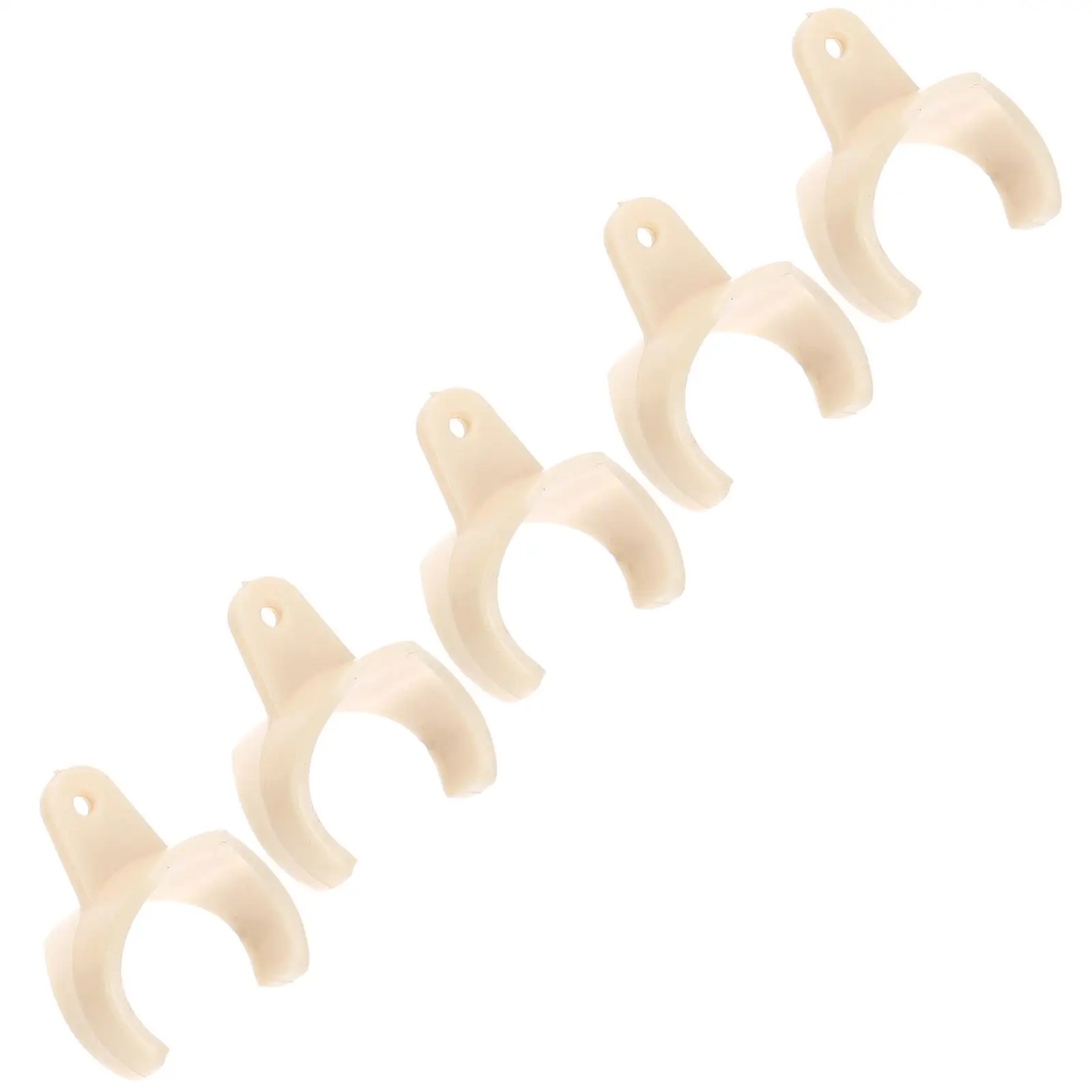 

5 Pcs Recorder Thumb Rest Cover Protector Sleeve ABS Comfortable Wear Resistant Clarinet Finger Pad Long Use Easy Install