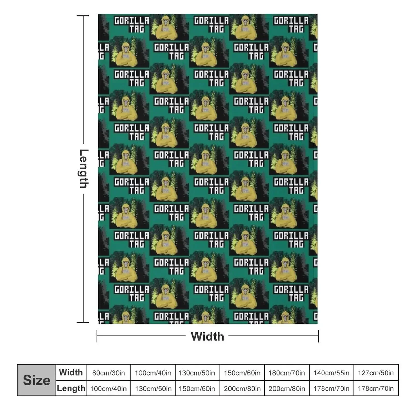 gorilla tag pfp maker Gorilla Tag junggle gorilla Throw Blanket Bed Fashionable Sleeping Bag Thins blankets and throws Blankets