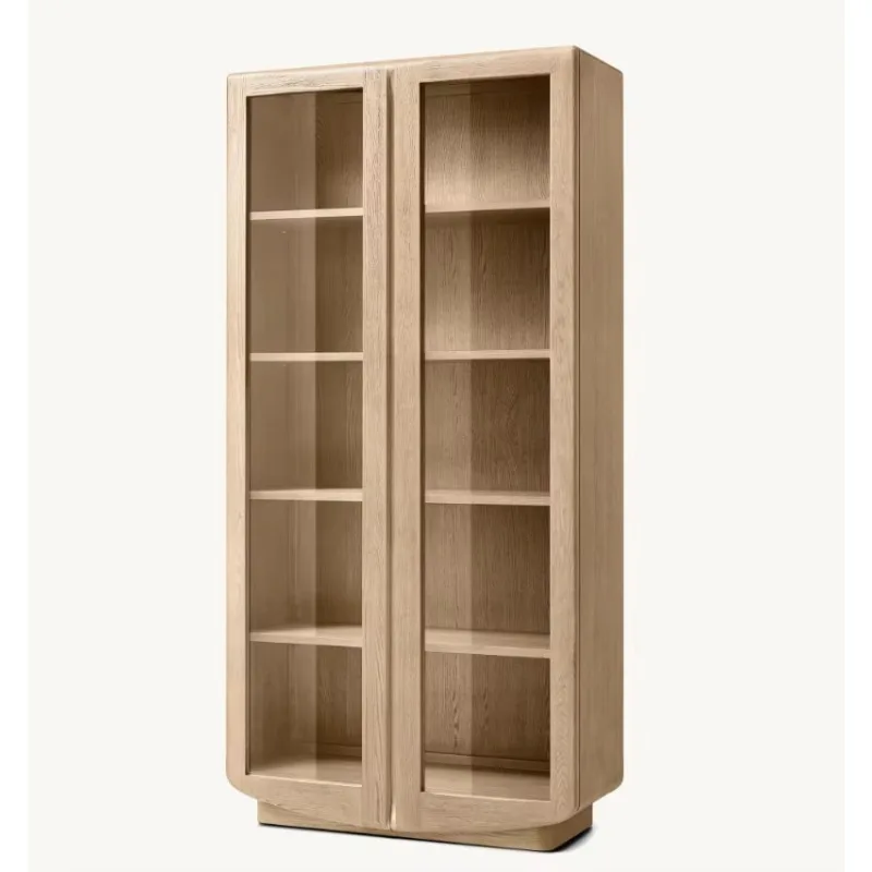 

Роскошные американские книжные шкафы высокого класса из цельного дерева, витрины и хранилища