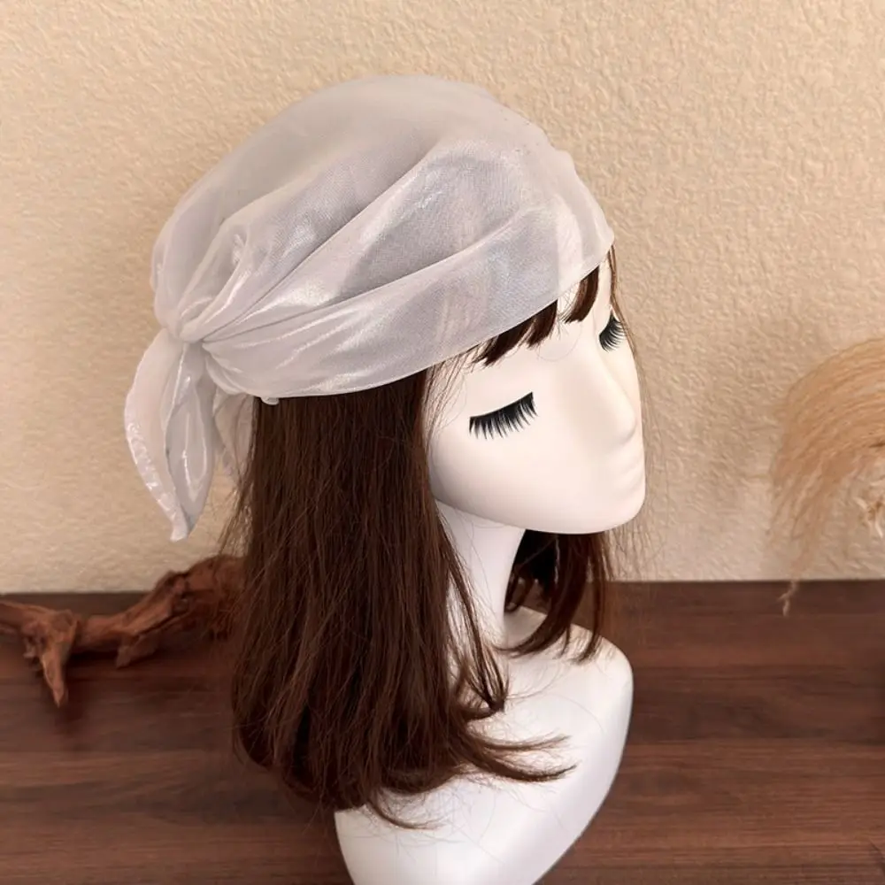 

Luxury Square Shape Hip Hop Hair Scarf Soft Versatile Hair Shawl Wrap Breathable Hair Wrapping Outdoor Activities
