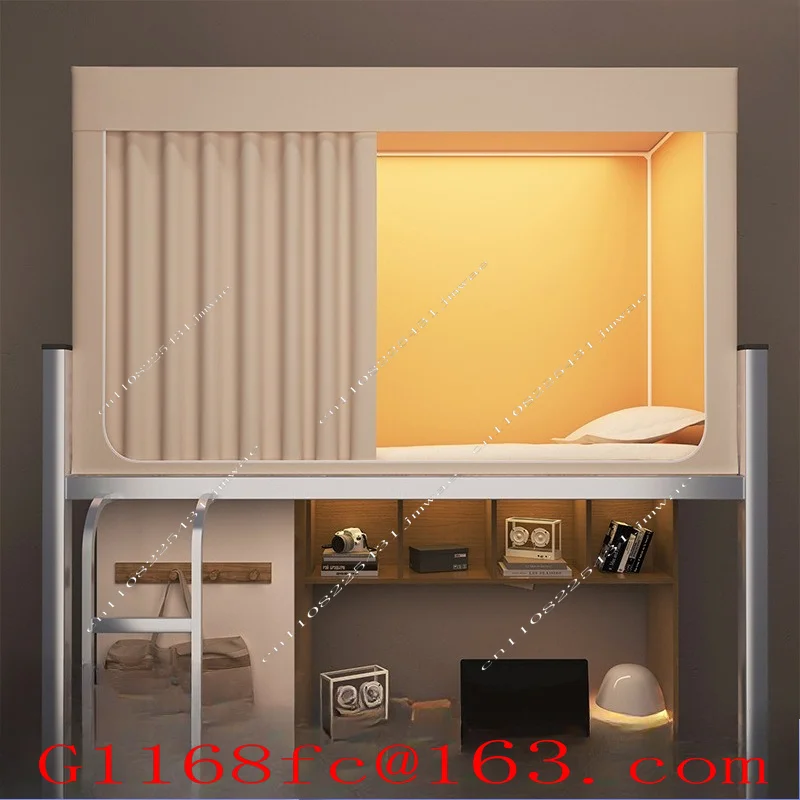 Student Blackout Bed Curtain Mosquito Net College Student Dormitory Bed Dedicated 0.9m