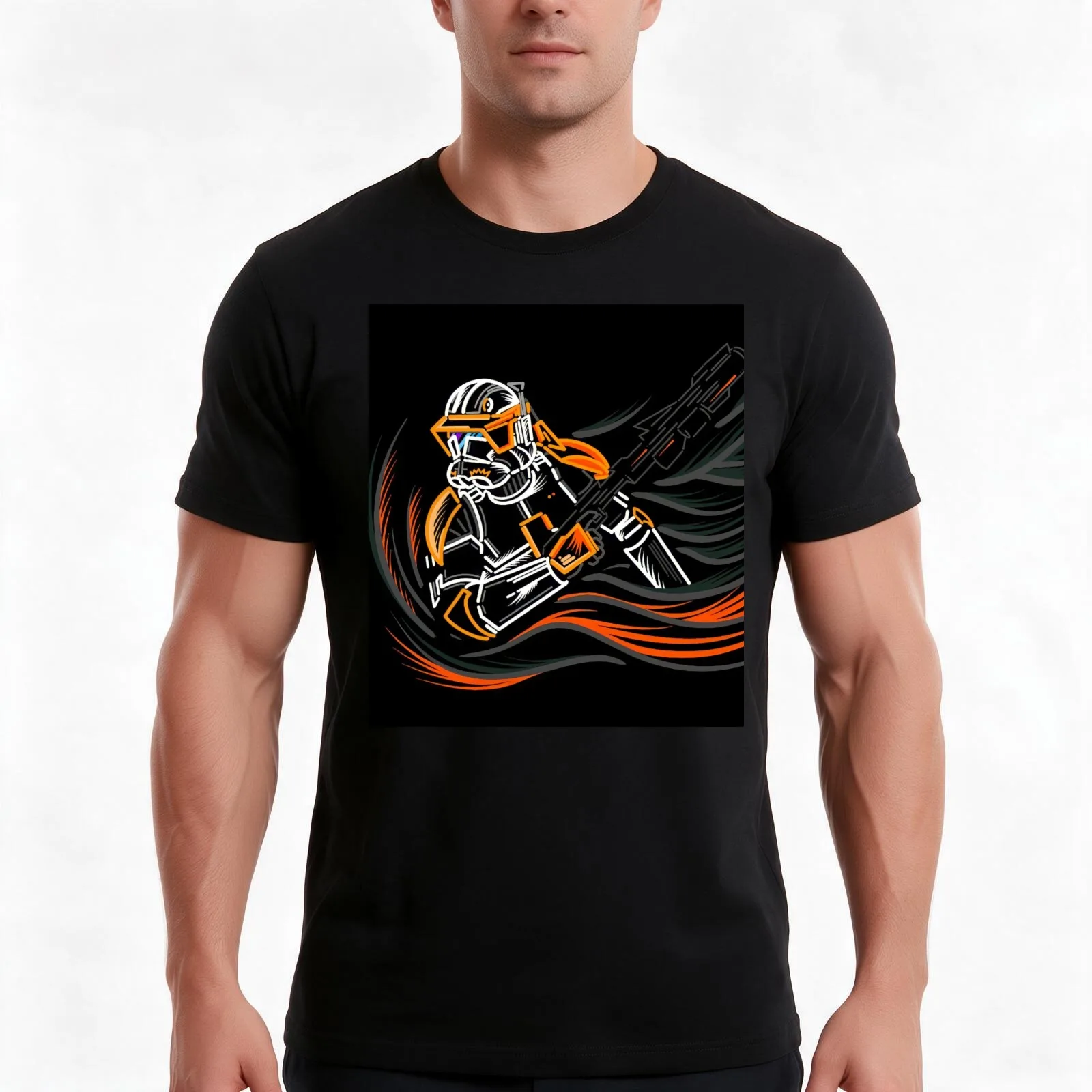 SW CW Cody 212th Battalion Minimalist Art T-Shirt, Summer Casual Cotton Tee, Oversized Streetwear Tops, Vintage Graphic Print