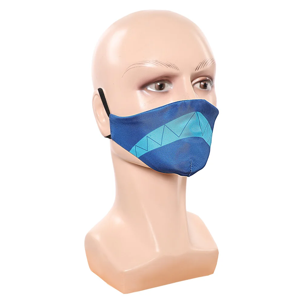 تمويه الجحيم نزل 2 ألاستور تأثيري قناع أزرق زي الملحقات ملابس السجن الدعائم ملابس الهالوين حفلة كرنفال