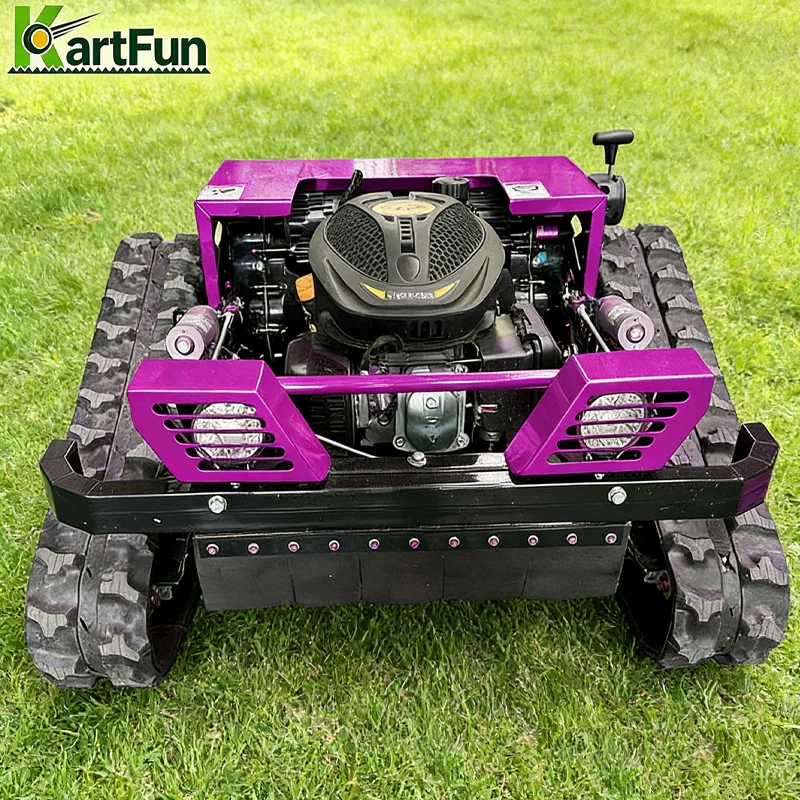 

Multi Function Remote Control Lawn Mower 224cc 1000mm Cutting Size Wireless RC Grass Cutter for Park Garden Farm Ranch Use