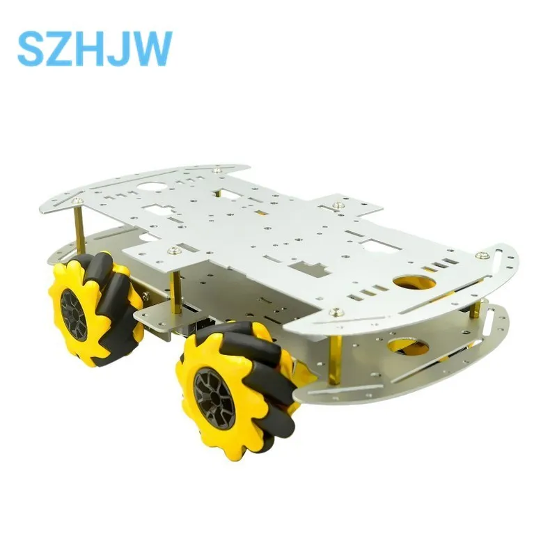 Mecanum Wheel Omni-directional Robot Car Chassis Kit with 4pcs TT Motor for Arduino for arduino Raspberry Pi DIY Toy Parts