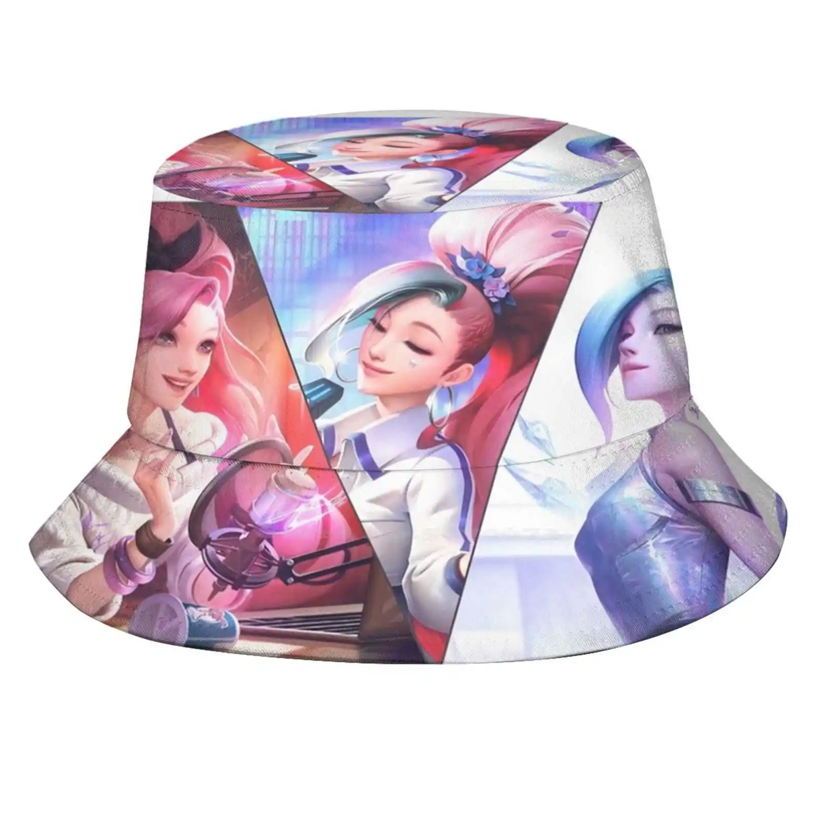 Seraphine Unisex Summer Cap Sunscreen Hat Kda What Gives Seraphine Evelynn Ahri Kaisa Akali Mid Top Jungler Support Adc Skins