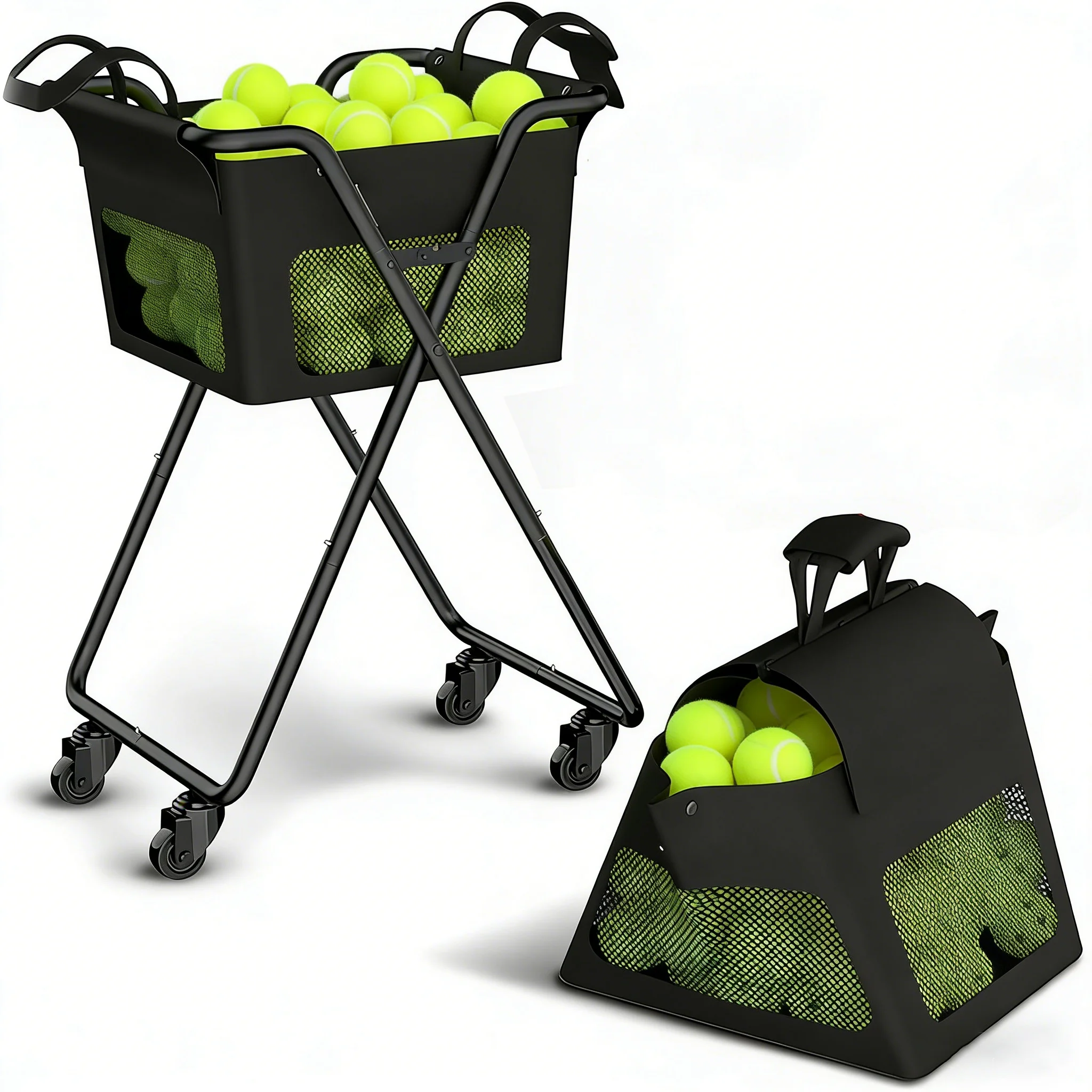 chariot-de-tennis-portable-avec-rangement-empilable-chariot-de-transport-de-balles-mobile-pour-pique-nique-chariot-de-coaching-de-tennis-sac-de-filet-pour-les-amateurs-de-sport-et-de-fitness