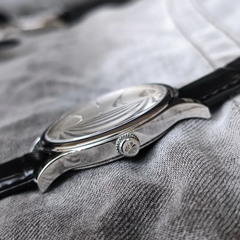 Часы наручные мужские Кварцевые водонепроницаемые, модные деловые металлические, с сапфировым стеклом, с куполом из нержавеющей стали