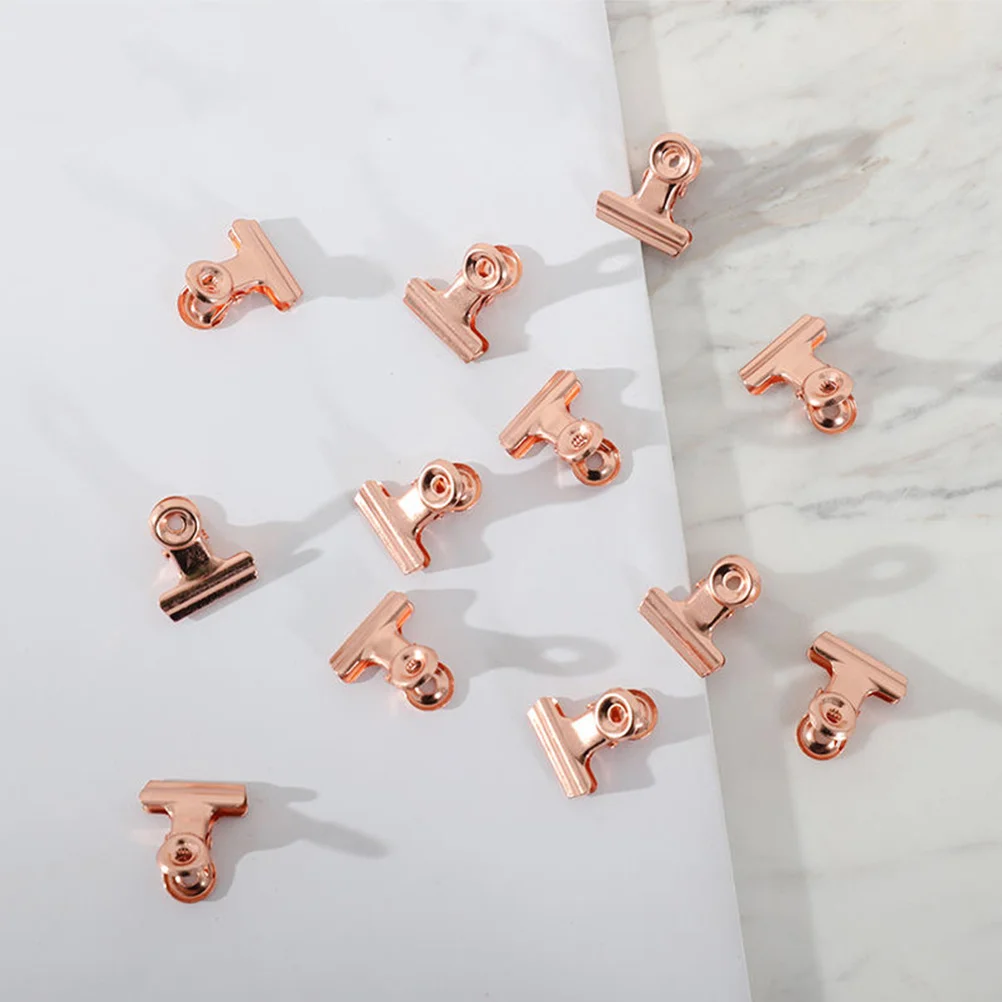 

1Set Iron Files Clips Office Photo Clamps Paper Organizers Bill Holders School Stationery Iron Files Clips