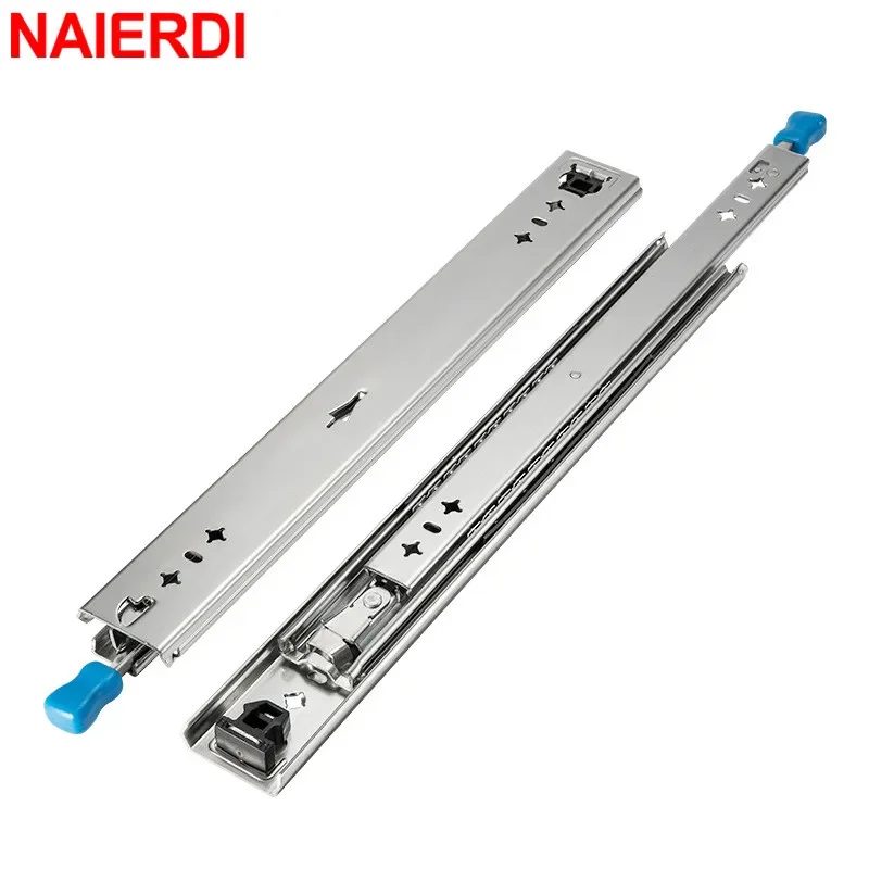 NAIERDI 1 Pair Industrial Drawer Slides with Lock 10