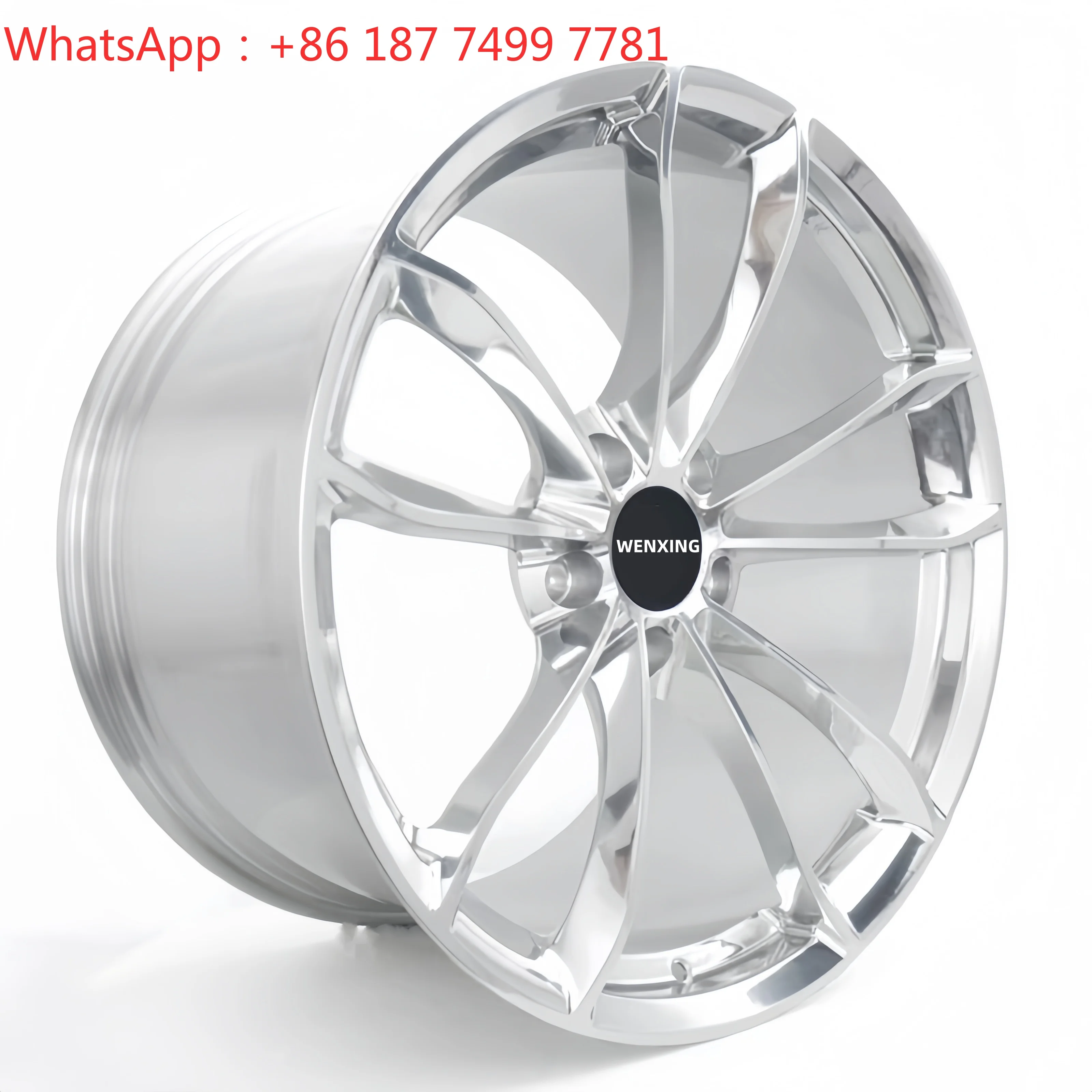 Custom Polished Silver Forged Alloy Wheels 5x112 18-21 Inch Modified Passenger Car Rims