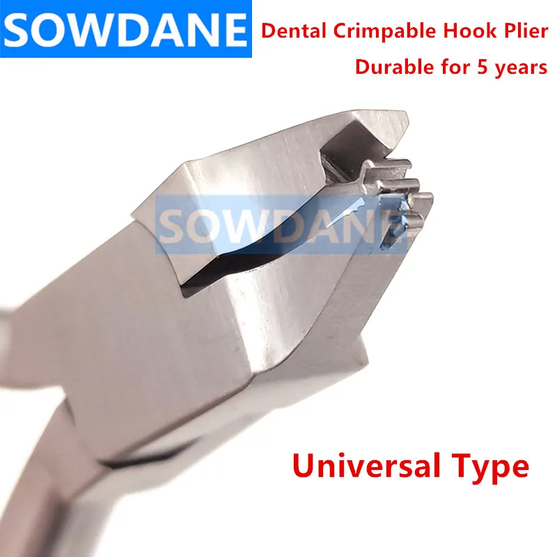 

Dental Orthodontic Crimping Plier Crimpable Hook Pliers Hook Placing Plier Universal Type Stainless Steel Dentist Instrument