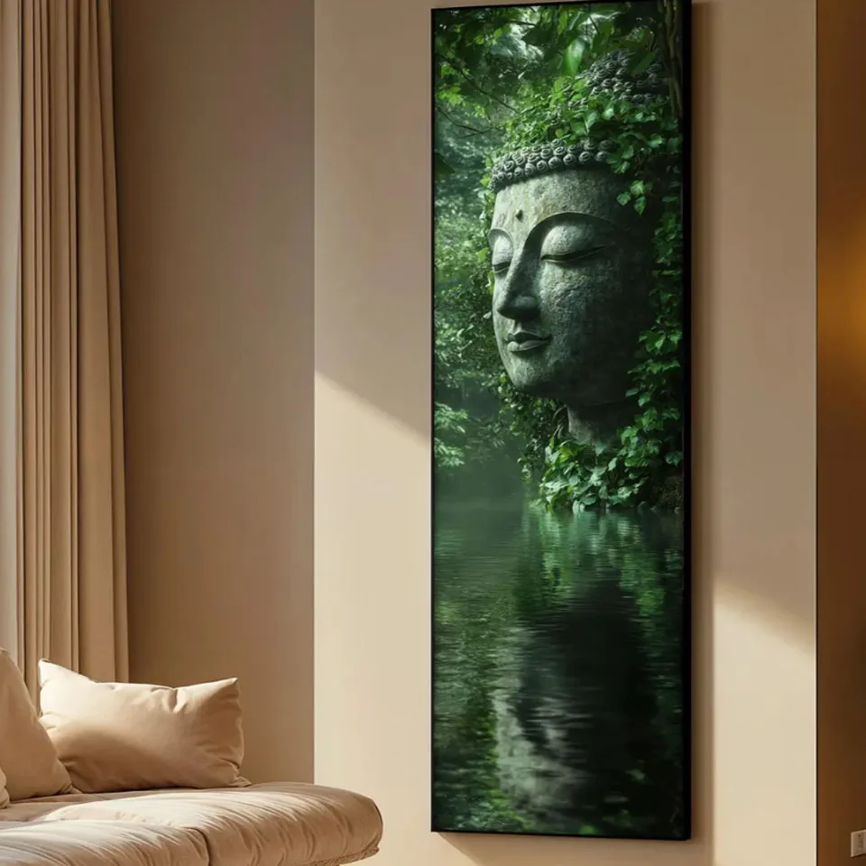 

Zen Buddha 5d Diamond Painting, Large Buddha Diamond Art Cross Stitch, Tranquil Buddha , Spiritual Meditation, Home Decor,