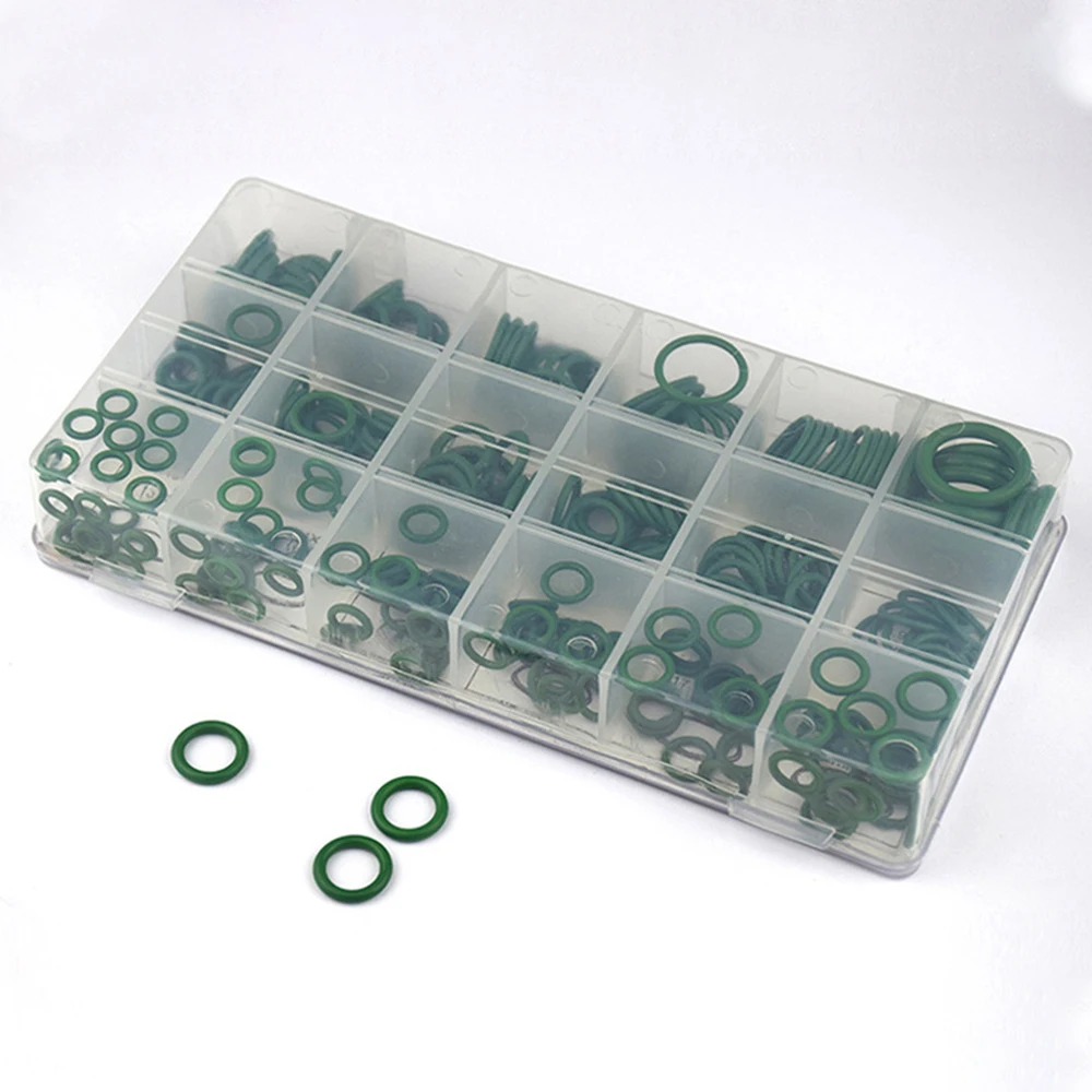 Rubber O-Ring Gasket High Quality 18 Sizes Sealing Ring Kit For Car A/C System R134a Air Conditioning Gasket Washer Set