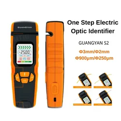 S2 One Step Electric Optic Identifier Live Fiber Optical Detector with Visual Fault Locator In 850-1700Nm SM MM
