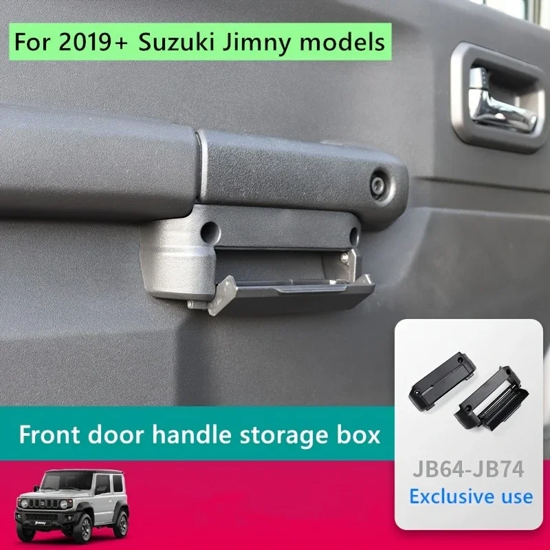 

Multi Functional Car Door Storage Box Interior Door Handle Armrest Storage Box Accessories For Suzuki Jimny JB64 JB74 2019+Model
